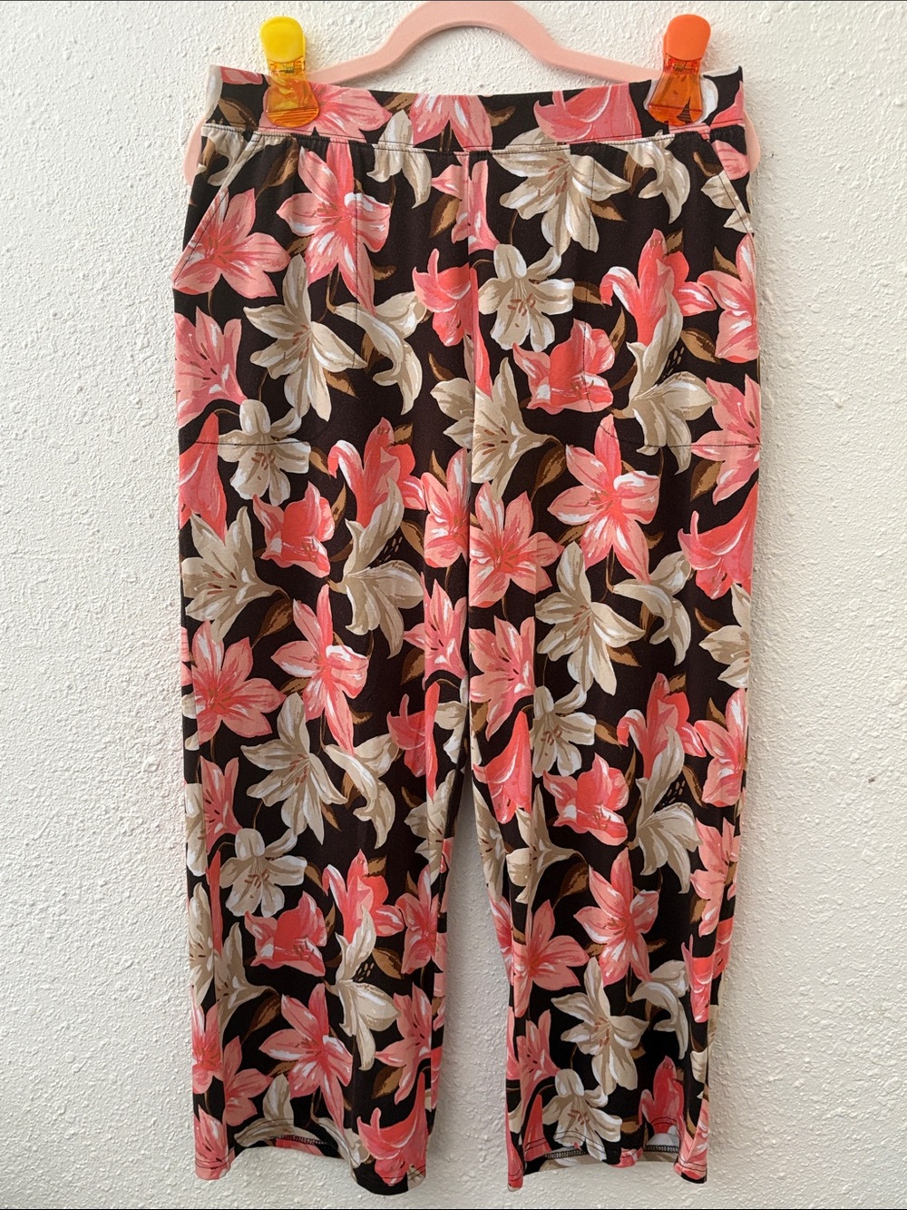 d&co beach wide leg ankle pants MP denim & co